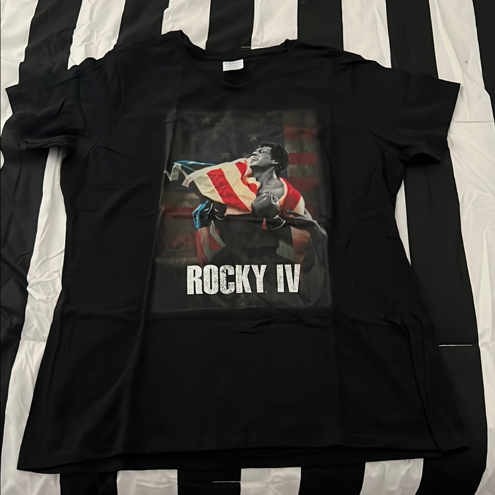 Women’s Black Rocky IV Tee